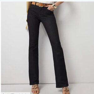 White House Black Market High-Rise Sculpt Skinny Flare Jeans Size 4 (Long)